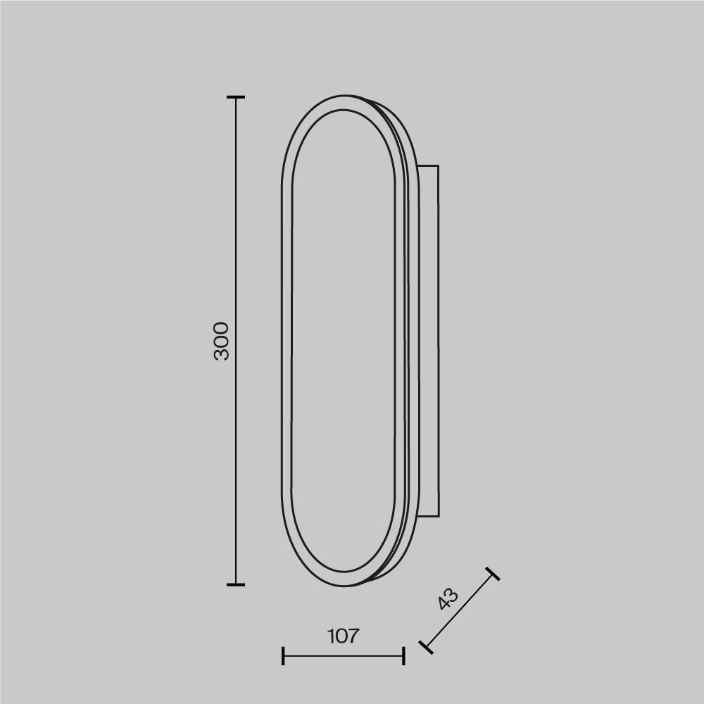 Светильник настенный светодиодный Maytoni   MOD429WL-L15BSK