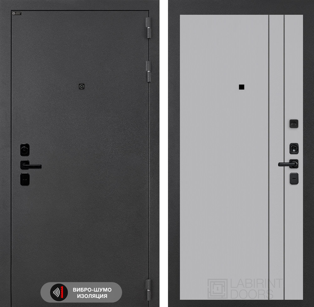 Акустиклаб 10 серый рельеф софт с молдингом