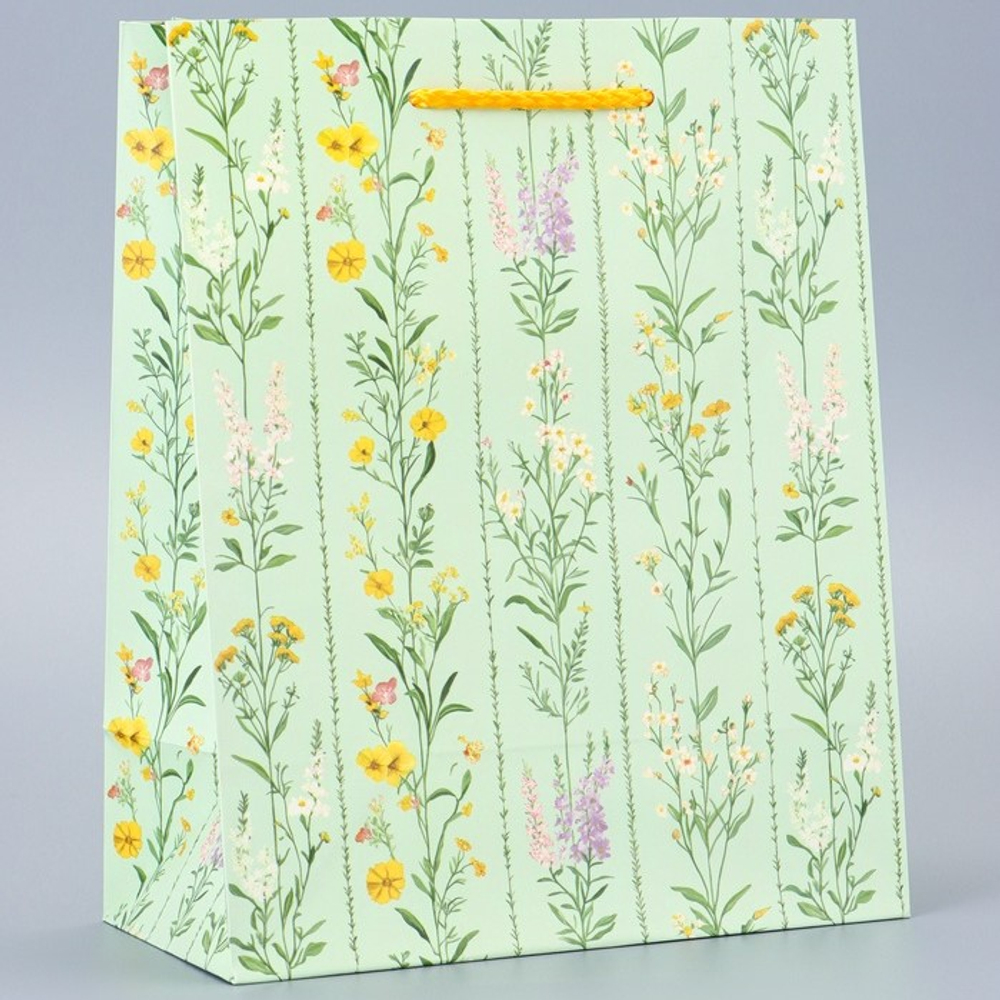 Пакет подарочный ламинированный Гармония 18×22.3×10 см