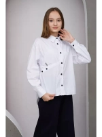Блузка школьная для девочки оверсайз