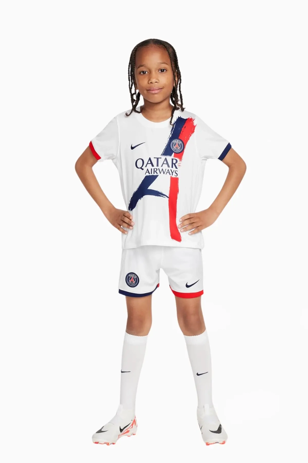 Футбольная форма Nike PSG 24/25 Away Little Kids - белый