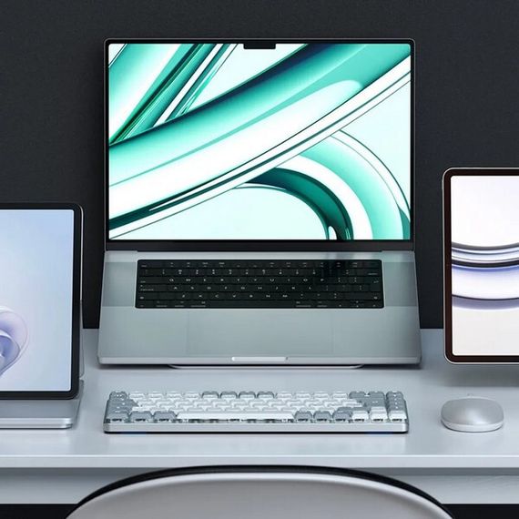 Клавиатура механическая Satechi SM1 Slim (ST-KSM1LT-RU) Light / Светло-серый