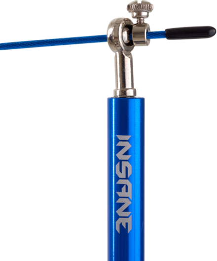 Скакалка скоростная IN22-JR200, ПВХ, синий, 3 м