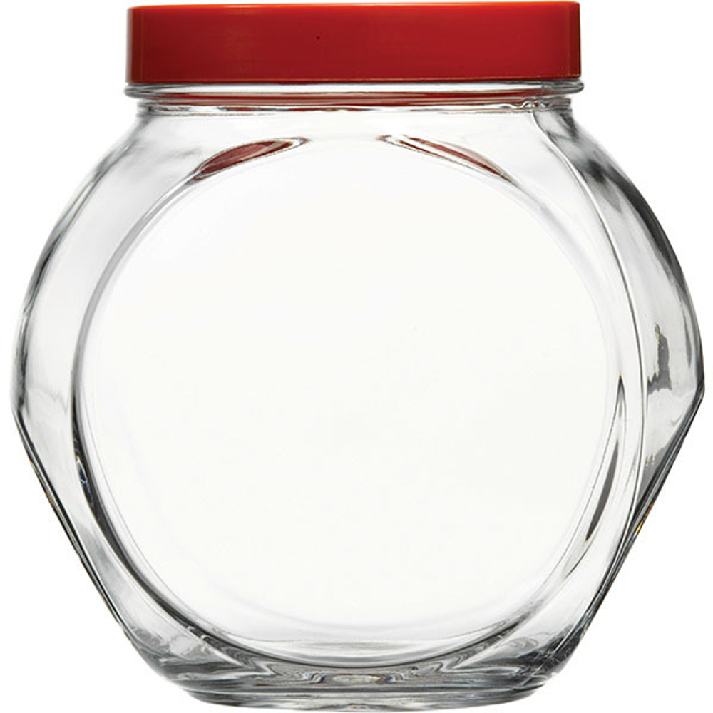 Банка для сыпучих прод. 1500 мл. с пластик. крышкой Белла /1/6/180/