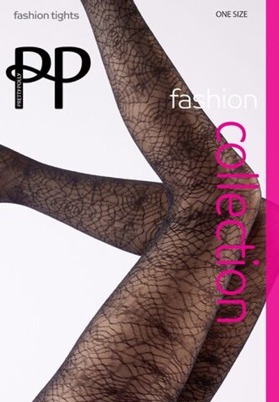 Стильные колготки с рисунком в виде сети паука (Размер: S-M-L) (Цвет: черный)