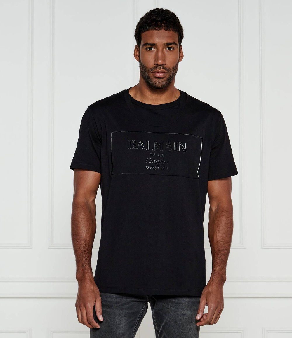 Футболка Balmain - черный(EH1EG028 BC88)