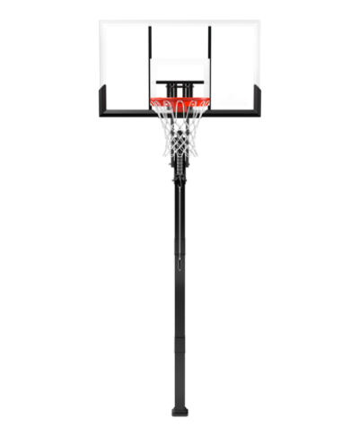Баскетбольная стационарная стойка, акрил Spalding 54 " Gold In-Ground