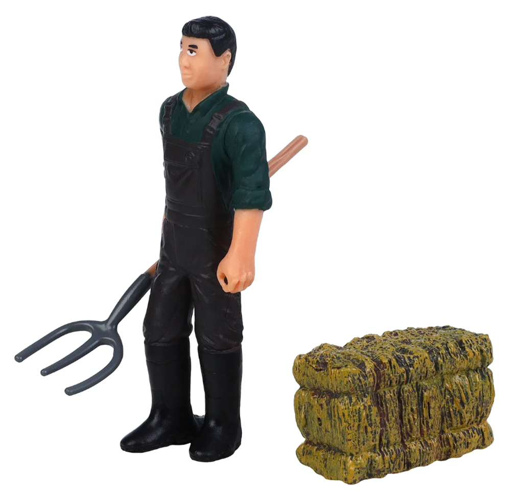 Игровой набор Masai Mara Мир лошадей: Авелинская лошадь, фермер, ограждение, сено