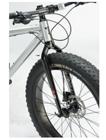 Велосипед 26" TIMETRY TT288 9 ск. серебристый Фэтбайк