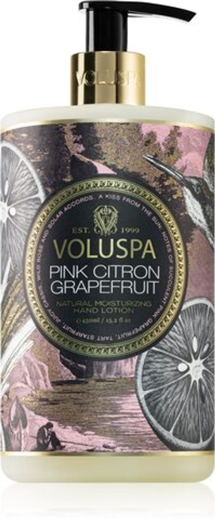 VOLUSPA Maison Noir Pink Citron - увлажняющий лосьон для рук /   450  ml  / GTIN 806644082750