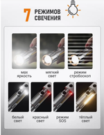 Фонарь ручной + Camping многорежимный BCT-bright BCT9006