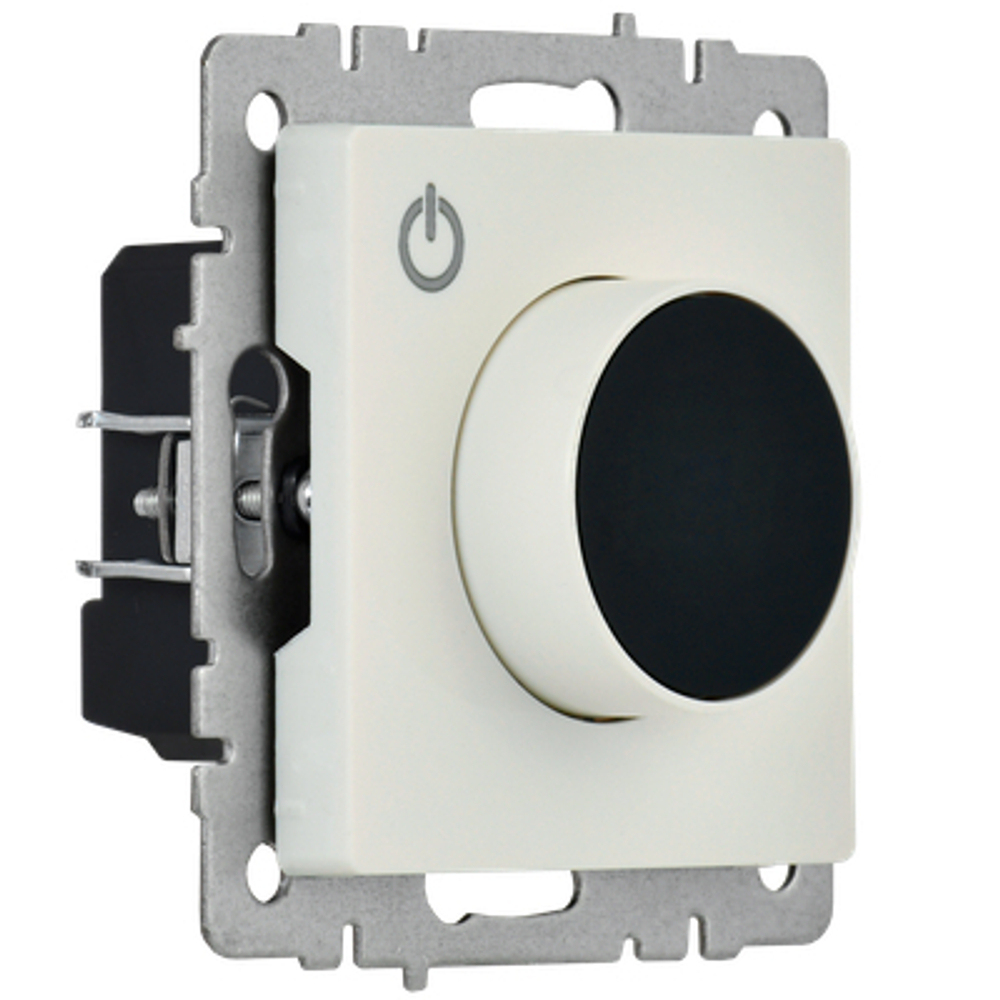 BRITE Термостат электронный с индикацией ТС10-1-БрЖ жемчуг IEK