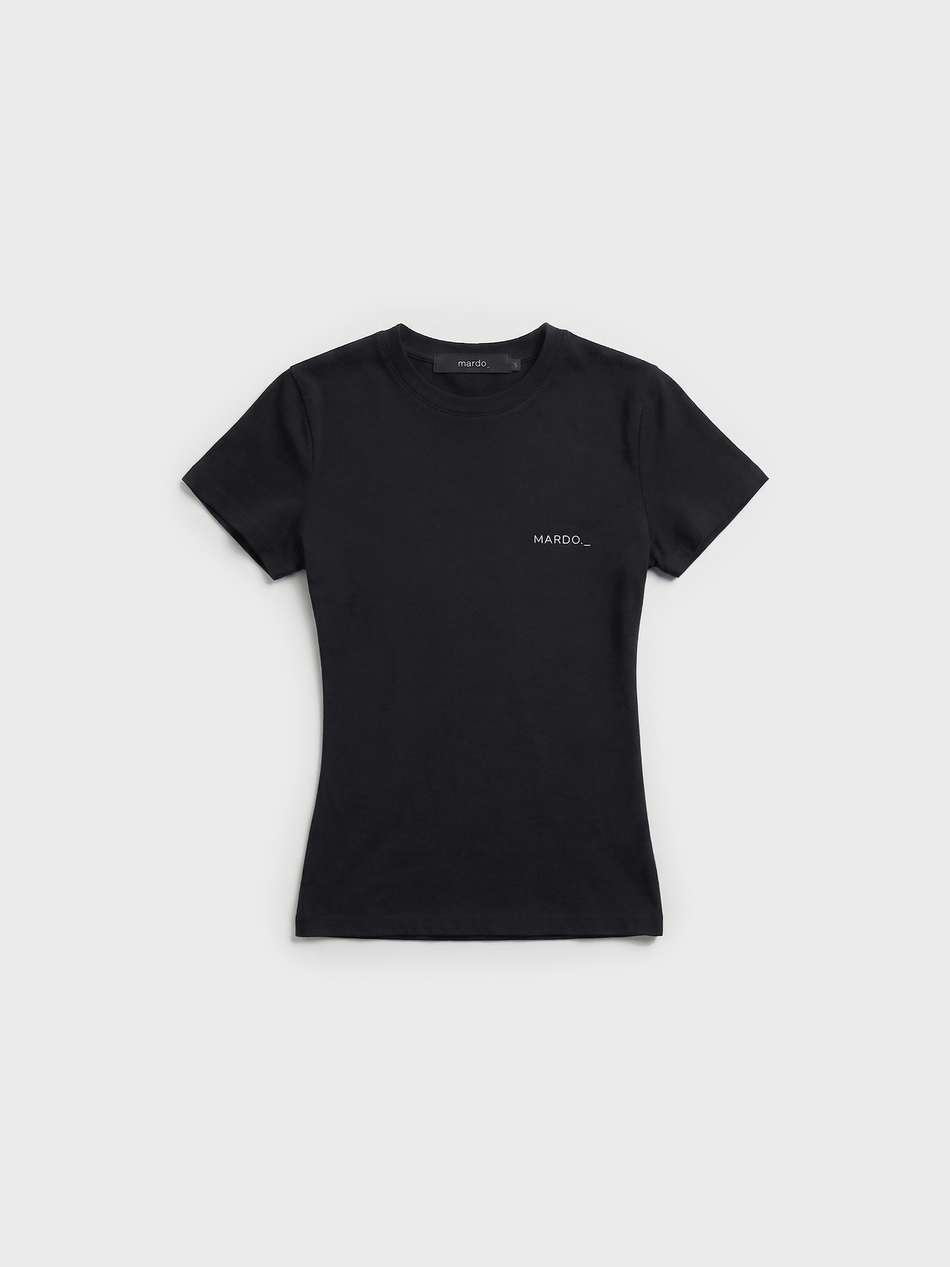 Black slim fit tshirt