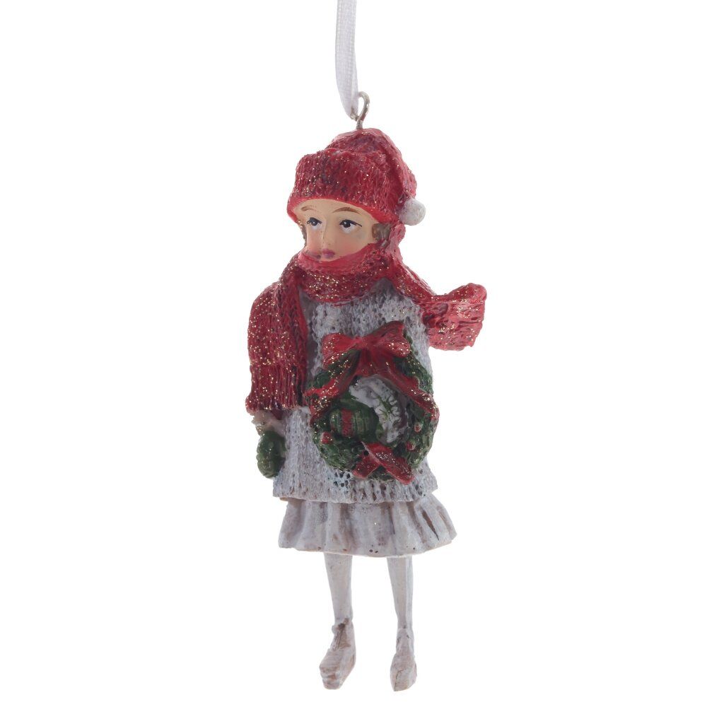 GAEM Изделие декоративное подвесное "Девочка/Мальчик", L6 W4 H11,5 см, 6в.