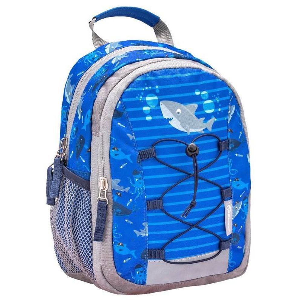 Рюкзак Belmil Mini Kiddy Акуленок 23*20*9+6см 260гр., 2 отд., шнуровка