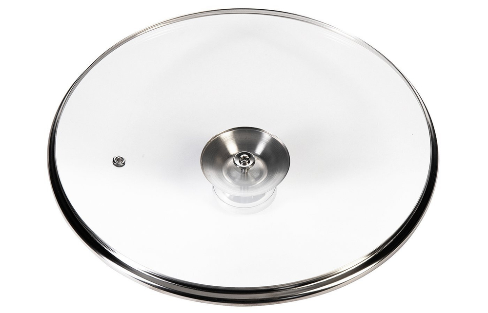 Крышка стеклянная Leran GL26-T metallico 26 см