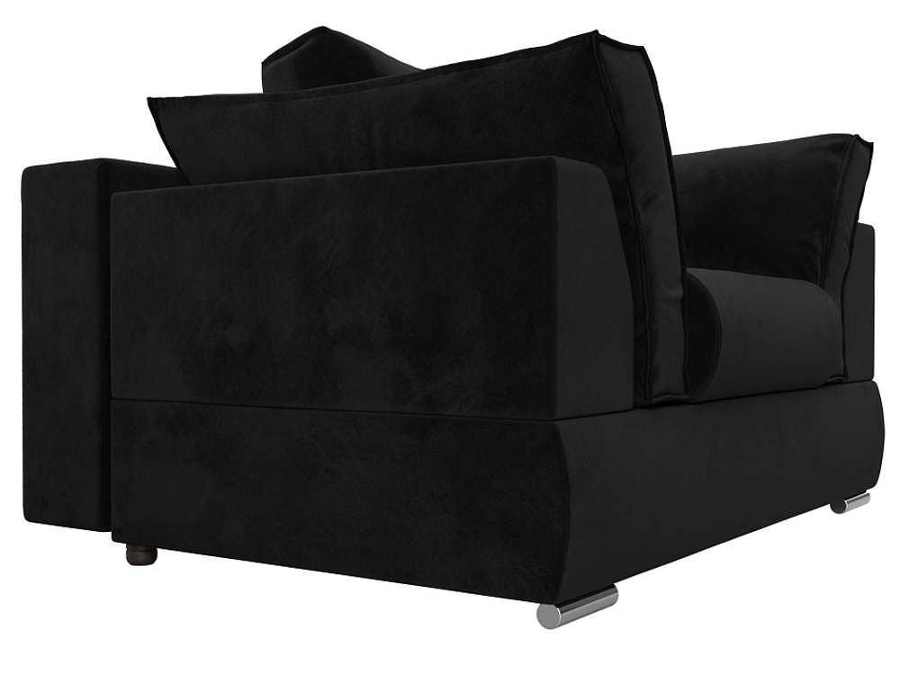 Кресло Пекин, Черный, Велюр, 115382