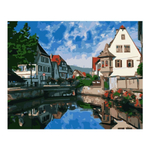 Картина по номерам 40*50см "Город Ульм" (Lori)