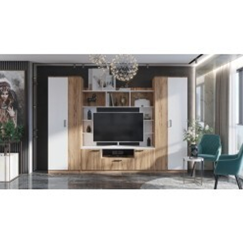 Гостиная Палермо Дуб вотан / Белый