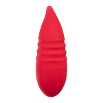Красное силиконовое фрикционное виброяйцо 20,3см с управлением через приложение Lovense Vulse Smart Pulsing Egg Vibrator Red LE-35