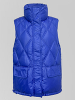 Жилетка Tayishe 8123 стеганная с застежкой на молнию и кнопки с двумя карманами