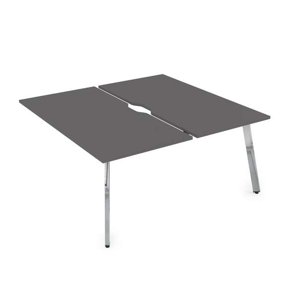 10БДКВ.289 Стол системы БЕНЧ, сдвоенный, на 2 рабочих места - конечный (1400*1635*750)