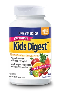 Kids Digest™ жевательные таблетки Enzymedica