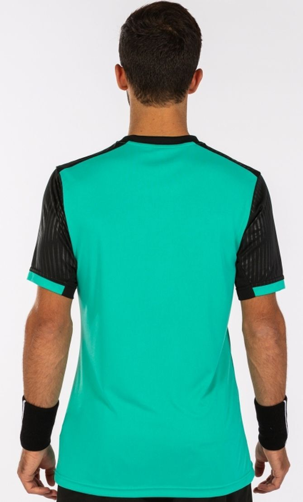 Теннисная футболка Joma Montreal Short Sleeve T-Shirt M - green/black