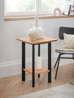 Журнальный столик 40х40х55, Виби, прикроватный, консоль, массив дуба, MAKOSA