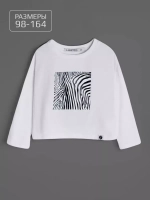 Лонгслив детский с принтом в школу