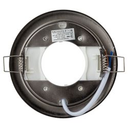 KL35 BK /1 (к) Светильник ЭРА под лампу Gx53,220V, 13W, черный металл