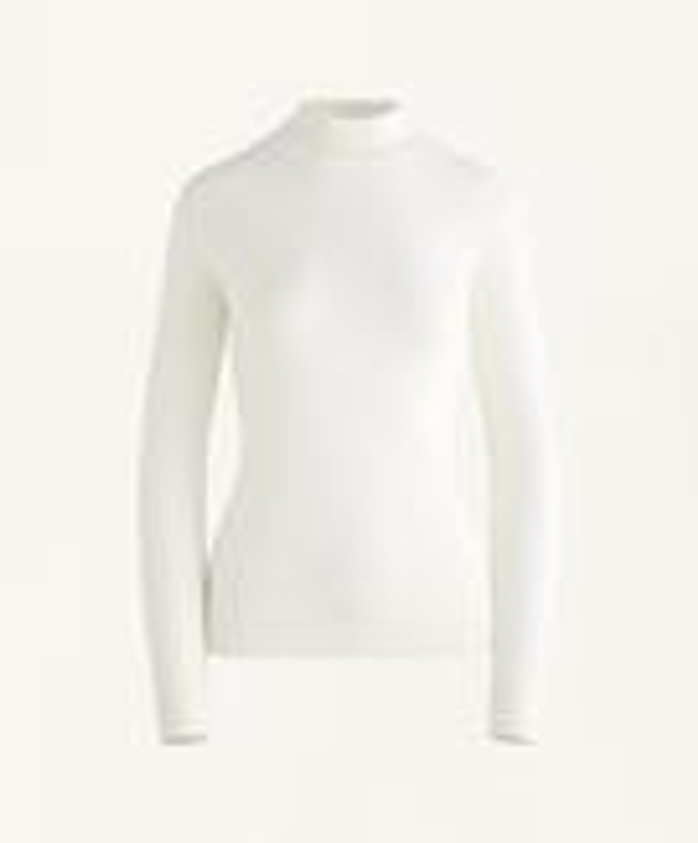 Oysho Термофутболка Base Layer с 10% кашемира, экрю