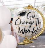 AN Шар фигура Глобус Go change the world! (БГ-39)