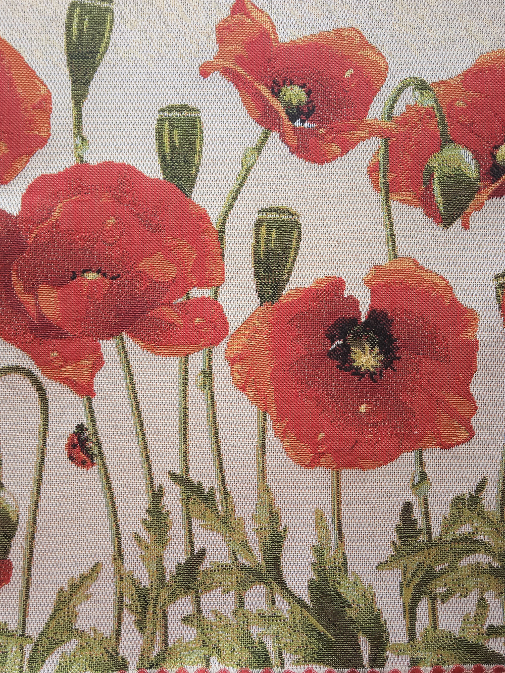 Гобеленовая столешница Маки 39х89