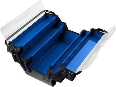 ЗУБР ДОКА-23, 594 х 210 х 230 мм, (23.5″), металлический ящик для инструментов, Профессионал (38163-23)