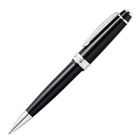 Черная шариковая ручка Cross Bailey Light Black Chrome