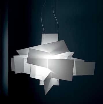 люстра Foscarini  Big Bang белая ( 65 cm )