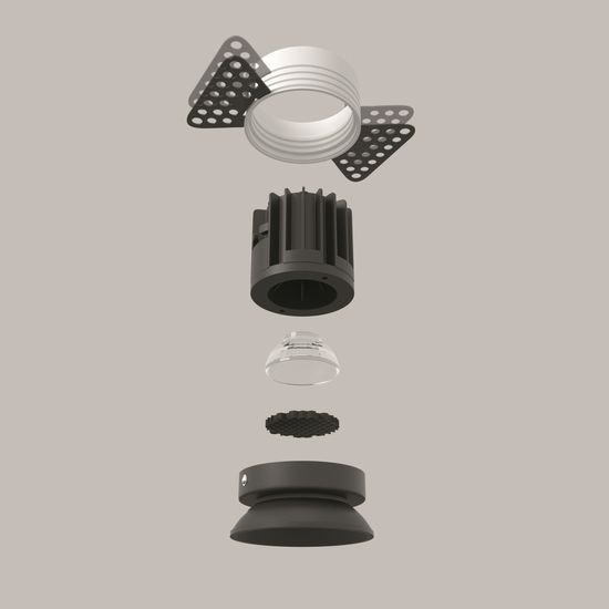 Встраиваемый светильник Technical DL058-7W3K-TRS-B