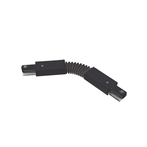 UBX-Q122 G24 BLACK 1 POLYBAG Соединитель для 2-х шинопроводов типа G, гибкий. Однофазный. Черный. ТМ Volpe.