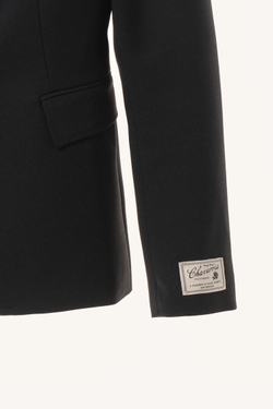 ZARA X WILLY CHAVARRIA ШЕРСТЯНОЙ БЛЕЙЗЕР, ЧЕРНЫЙ