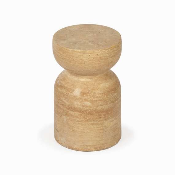 Кофейный стол Sand Ø28х45 см, бежевый индийский мрамор