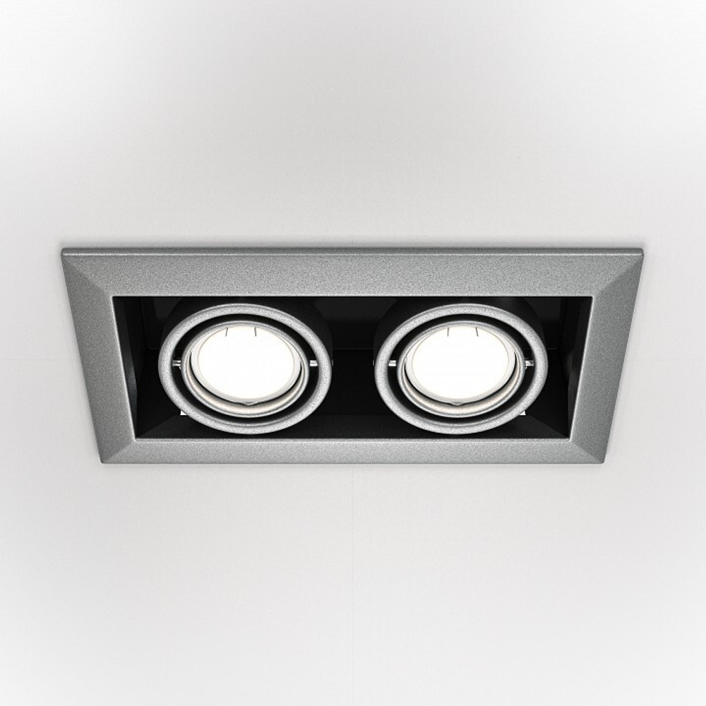 Встраиваемый светильник Maytoni Metal Modern DL008-2-02-S