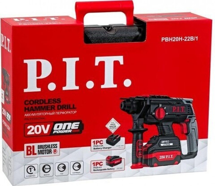 Перфоратор аккумуляторный P.I.T. PBH20H-22B/1 бесщеточный