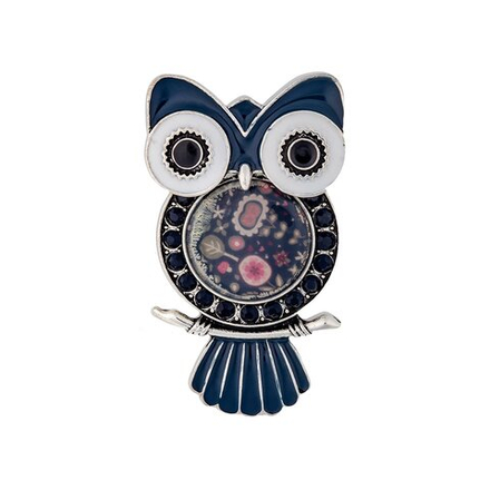 Брошь Shadore Сова XZ0108.23 BL/S