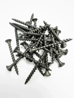 Саморезы по дереву 3.5х45 мм, черные фосфатированные, 1кг