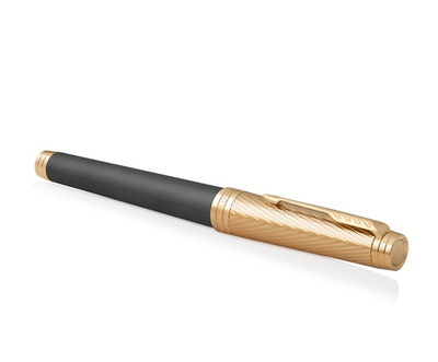 Перьевая ручка Parker Premie Storm Grey, F561, Deep Grey GT, перо: F