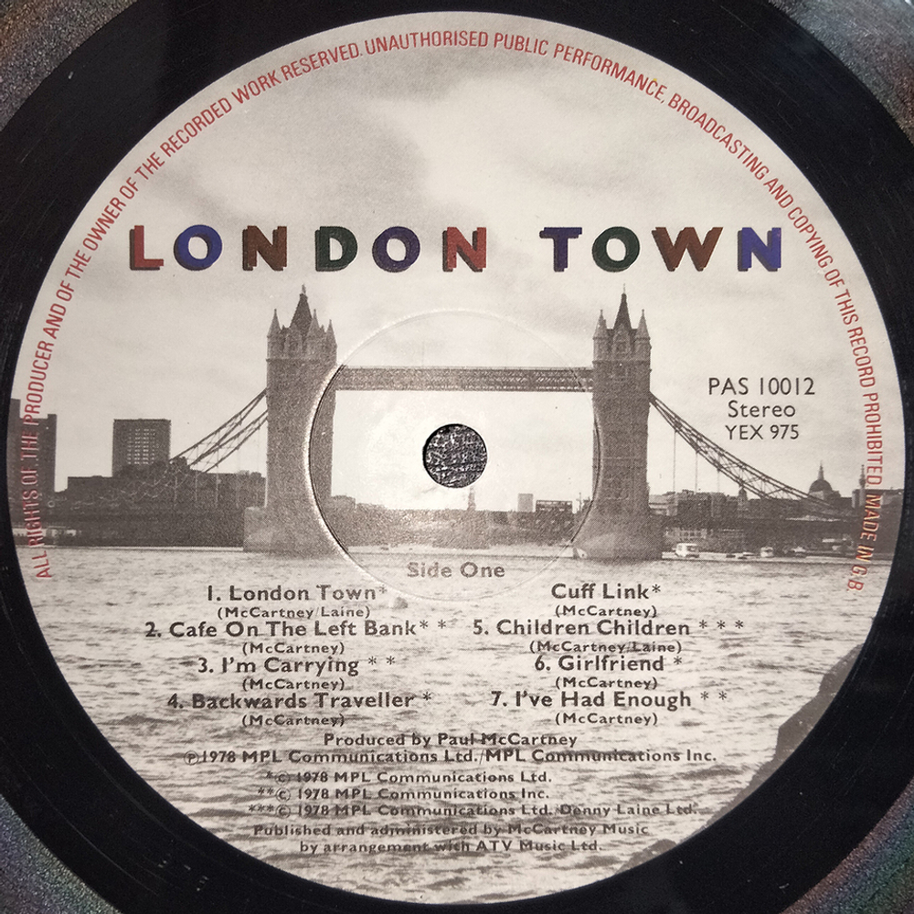Wings / London Town (LP)