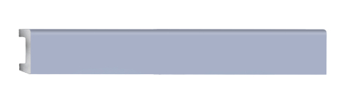 Плинтус напольный Decomaster ECO LINE D234-117 58х16х2400мм