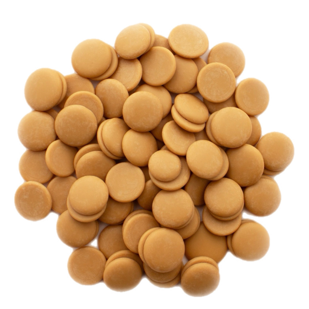Шоколад белый Cacao Barry 35% Zephyr caramel 2,5 кг