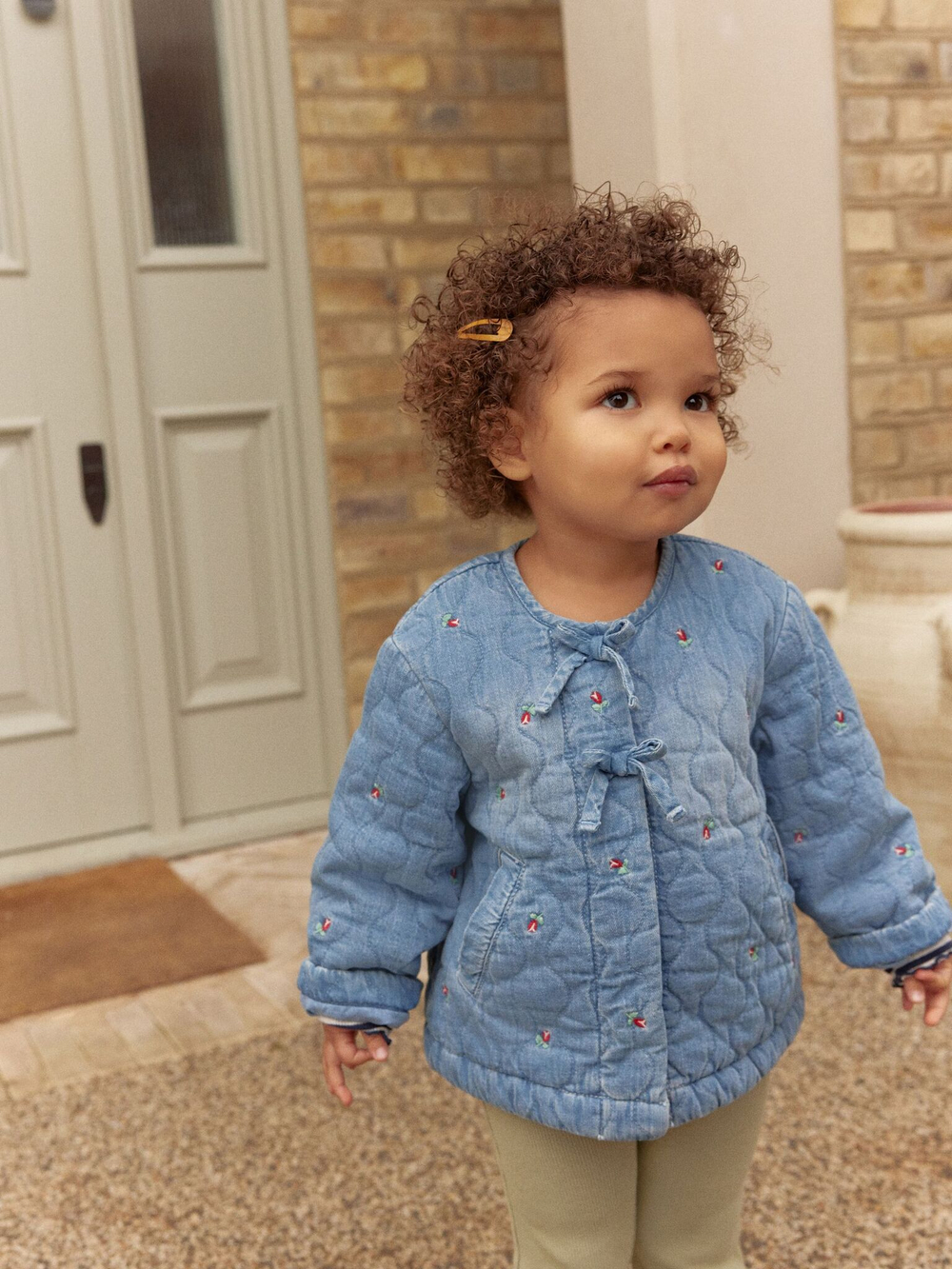 Куртка стеганая для девочки Next E25-109, Синий